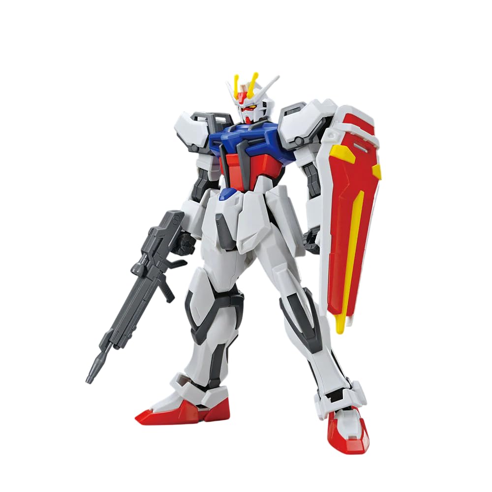 BANDAI SPIRITS ENTRY GRADE Мобильный доспех Гандам SEED Страйк Гандам Масштабная пластиковая модель-конструктор 1/144 Предварительно окрашенный