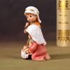 Holy Family Statue Small Resin Christmas Decor Figurine Desktop Birth Of Jesus Statue For Bookcase Window Sill Bookshelf Display