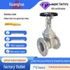 304 Stainless Steel Rising Stem Gate Valve with Soft Seal for Waterworks