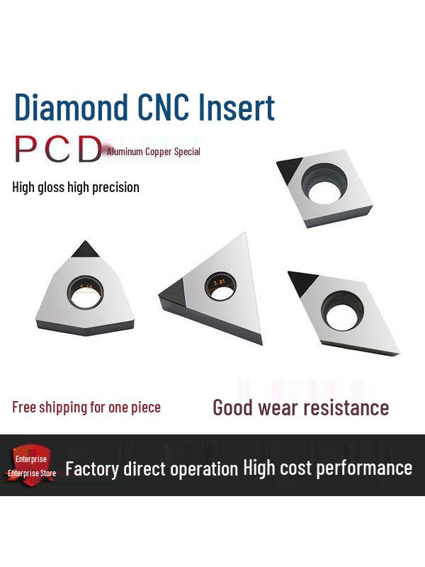 High Gloss Diamond PCD Aluminum Cutting Blade CCGT09T304 DCGT11T304
