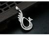 925 Sterling Silver Teardrop Pendant - Phoenix DIY Amber Turquoise Necklace Setting