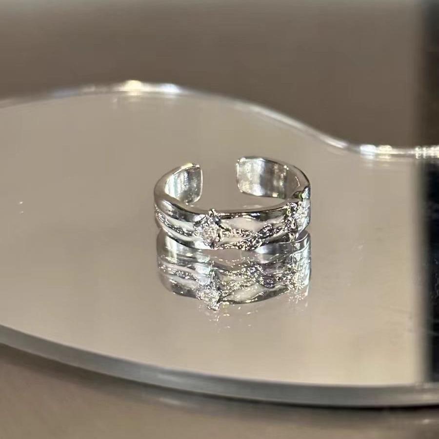 Темный Ветер Астральное Кольцо Мужское Регулируемое Простое Кольцо Кольцо Указательный Палец Открытое Кольцо