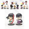 Adorable Inuyasha Chibi Figure Collection Pvc Cake Topper Blind Box Set 8-10cm