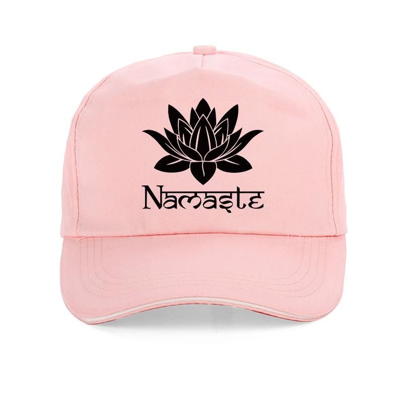 Cartoon Lotus Yoga Meditation Namasle Printing Baseball Cap Religious Buddha Mandala Meditation Spiritual Men Snapback Hats Adjustable