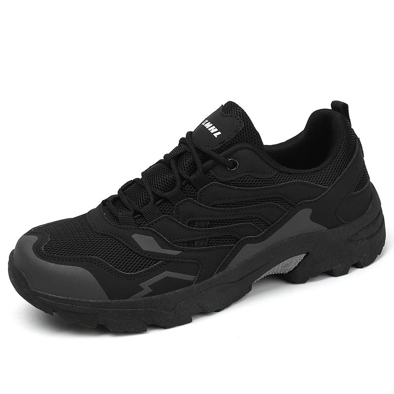 Atmungsaktive Wanderschuhe Herren Sommer Outdoor Trekkingschuhe Herren Rutschfest Klettern Bergschuhe Trail