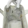 PRADA canvas Canapa Tote Bag denim Bianco Women 1BG439 Used