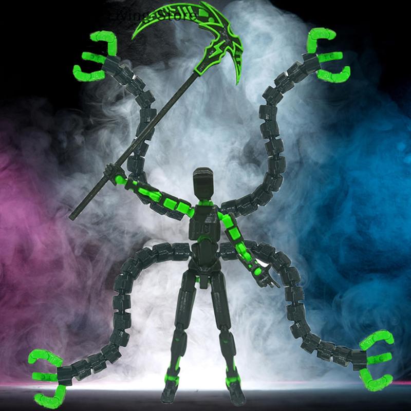 Titan 13 Action Figures T13 Figure 3D Printed Multi-Jointed Movable Lucky 13 Action Figure Nova 13 Action Figure Dummy Kids Gift