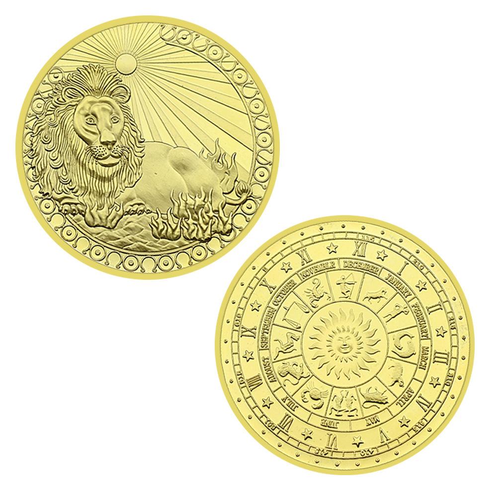 Gold Zodiac Coins, Collectible Gifts, Collectible Commemorative Coins, Commemorative Medals, Medals and Badges
