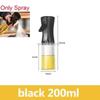 Bottiglia in Vetro a Doppio Uso per Olio Spruzzatore da Cucina Bottiglia Spruzzatrice per Oli da Cucina Lattina Spray per Oli da Cucina Bottiglia Spruzzatrice per Olio a Prova di Perdite Domestica