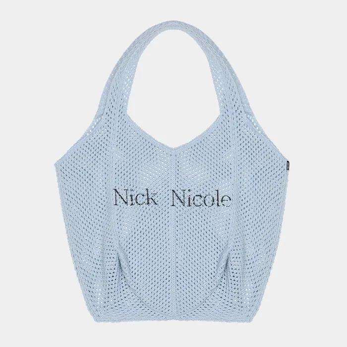 NICOLE CROCHET KNIT BAG_IVORY