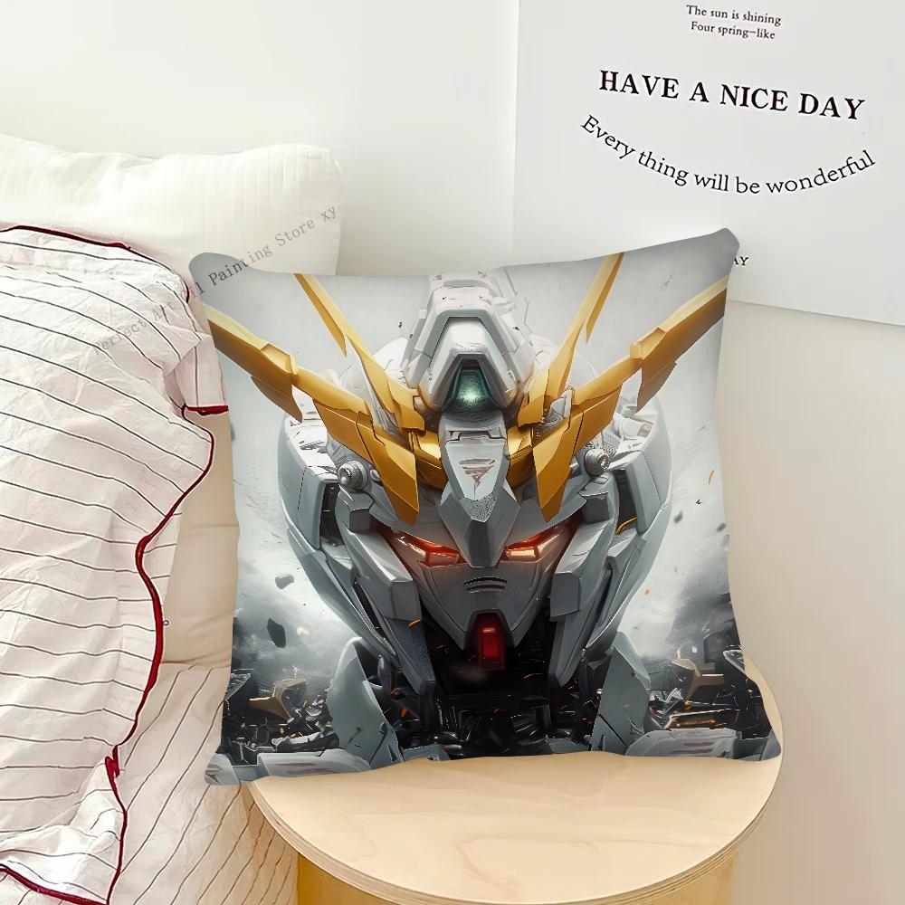 Game G-Gundam Pillow Case Square Pillow Bedroom Sofa Leisure Comfort Cushion Car Living Room Home Decoration