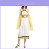 Stunning Arabian Goddess Costume For Halloween Party Stage Performance In Polyester Fabric