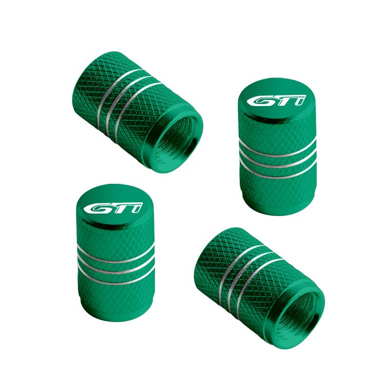 For VW VOLKSWAGEN 2026 New For Peugeot GTI Emblem 106 107 206 207 208 301 307 408 508 3008 Badge Car Wheel Tire Valve Caps Tyre