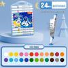 True Color Stackable Acrylic Markers - Non-Bleeding Watercolor Pens for Students and Kids