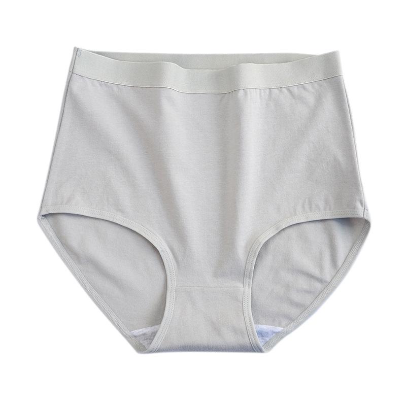 Plus Size Women's 200 Jin High Waist Breathable Cotton Panties - Abdomen Control & Hip Lift for Middle-Aged and Elderly