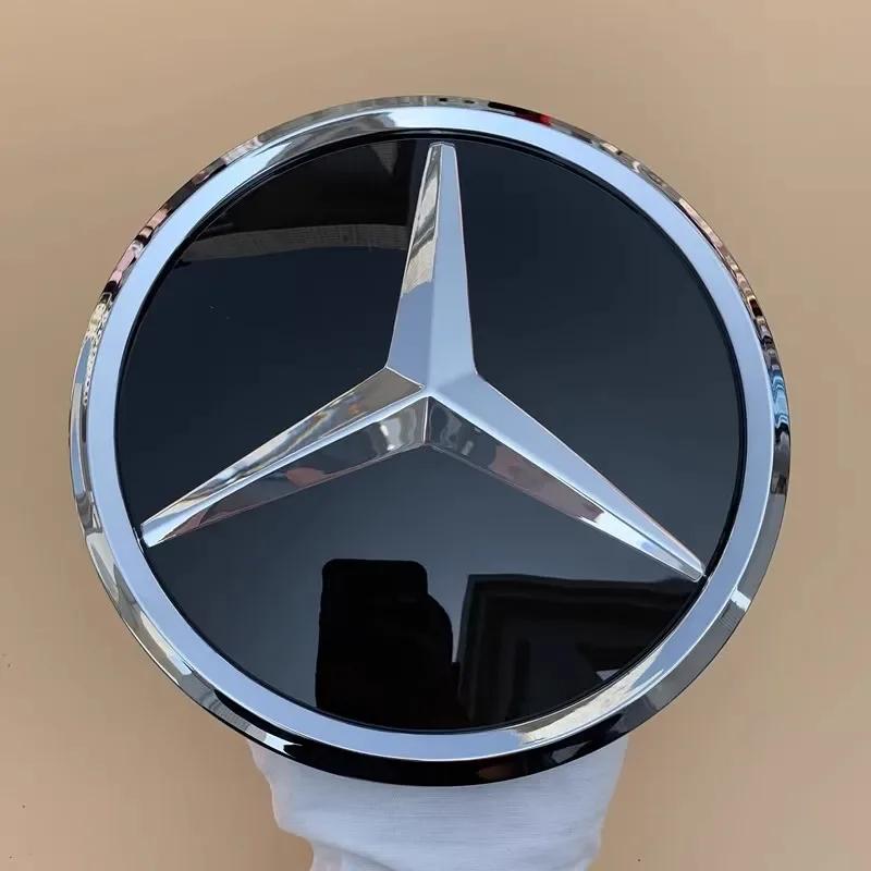 Emblema Estrela 3D para Grelha de Carro C200 E200 Para Mercedes Benz Emblema Estrela Grelha Frontal Logo Para Mercedes Benz W204 W205 W213 X253 A B C E S CLA
