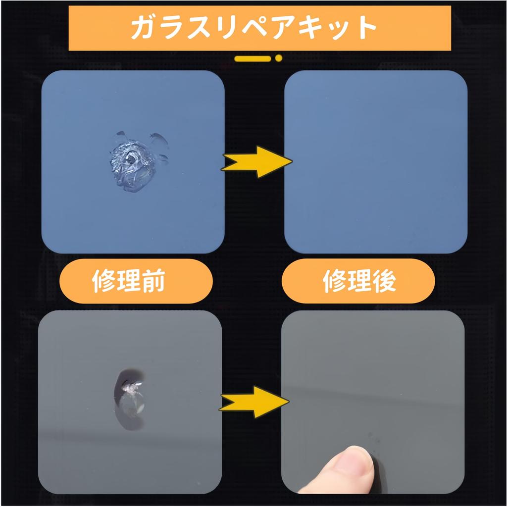 Windshield Repair Kit for Car Glass Repair Set (Green)