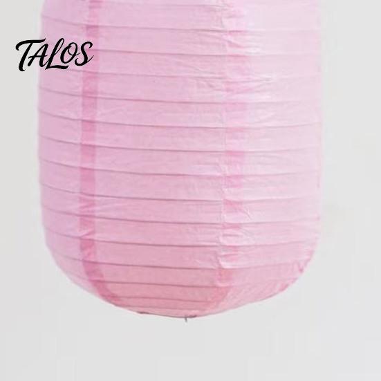 Easy Assemble Paper Lights 6Pcs Foldable Pastel Lanterns, Long Winter Melon Shaped Hanging Ceiling Decorations Decor for Wedding Birthday Party,