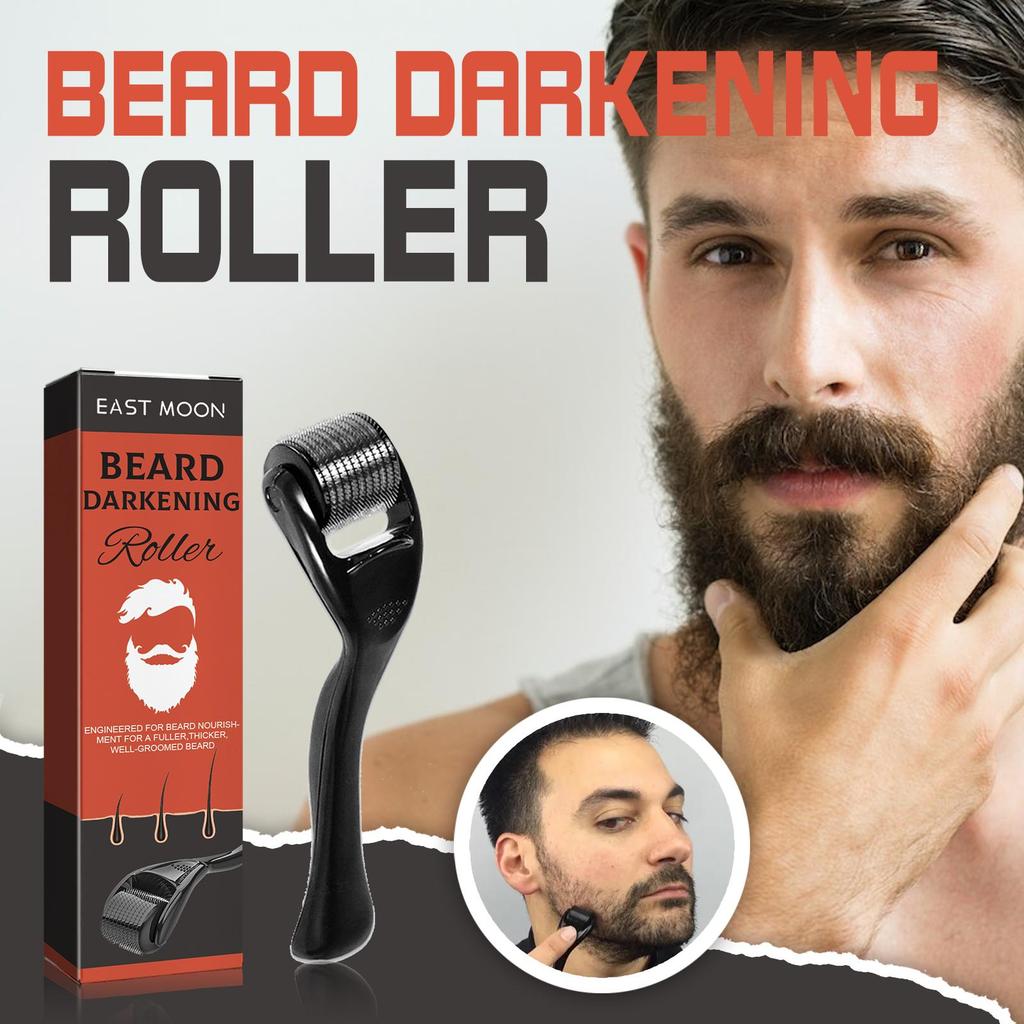 Men's Beard Care Kit – Nourishing beard serum + roller. Provides moisturizing shine and smoothness. Gentle and alcohol-free.