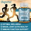 Omega 3 Fish Oil Capsules, Containing 3600 Mg, Are Rich In DHA and EPA, Beneficial for Cardiovascular Health and Immunity.