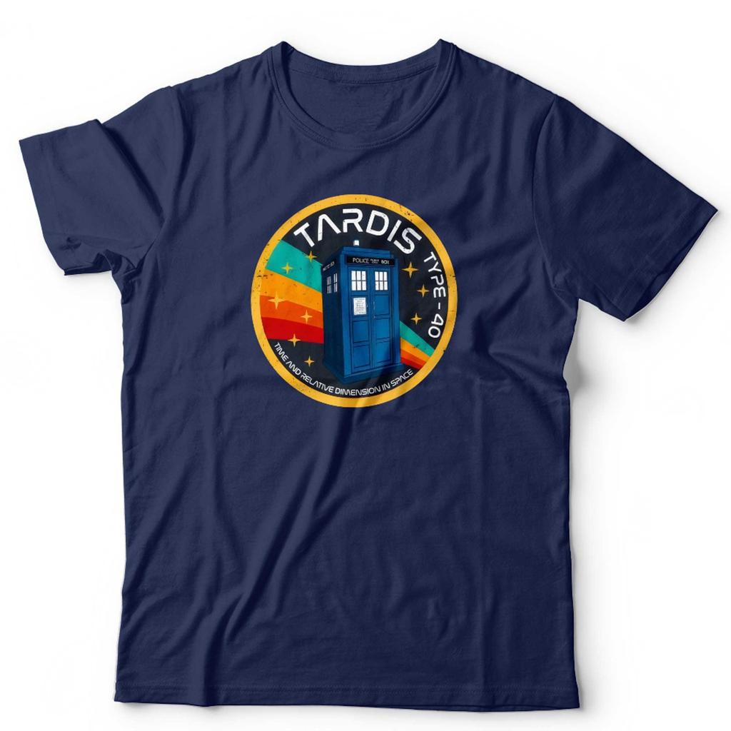 Tardis T Shirt Unisex & Kids Funny Space Retro NASA Logo Police Box Timelord