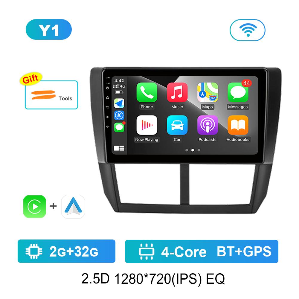 

Автомагнитола с мультимедийным плеером на ОС Android для Subaru Forester 3 SH для Subaru Impreza GH GE GPS Навигация WiFi BT Автоинструменты HD Экран