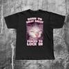 2026 New Women Monday Left Me Broken Funny Cat Meme Tshirt Brainrot Tee ShirtTshirts Women Clothing Oversize TShirt Y2K Top