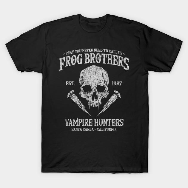 

Men Black Print T-shirt The Frog Brothers Vintage No-Cut Transfer Paper Print Cotton Tshirt L чорний