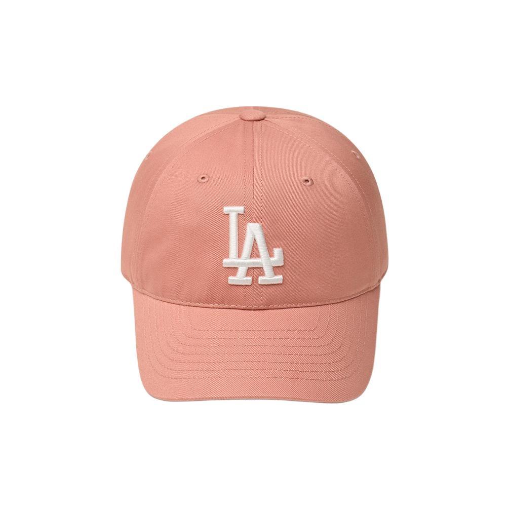 MLB Cotton Baseball Caps Unisex Grapefruit Pink COM Fashion 3ACP6601N-07COM