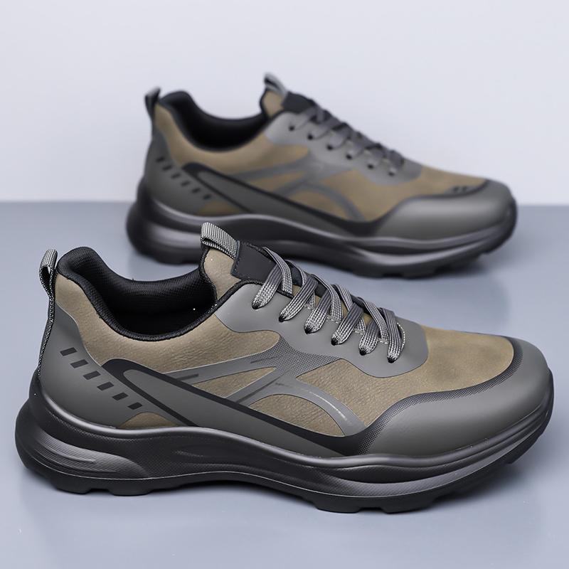 Thick Bottom Comfort Running Shoes Outdoor Sports Men's Shoes Breathable Casual Sneakers Lightweight Non Slip Mens Hiking Shoes