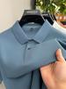 Men's Pure Cotton Polo Shirt - Summer Fashion, Casual Solid Color with Turn-Down Collar and Short Sleeves