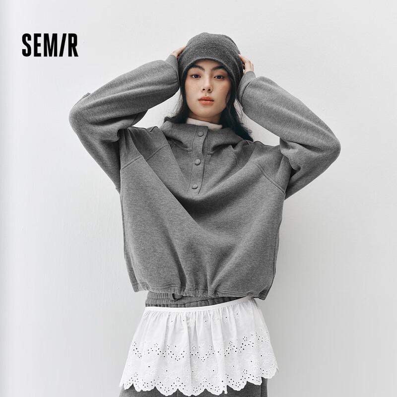 Semir Damen Fleece Sportliches Kapuzen-Zweiteiler-Set