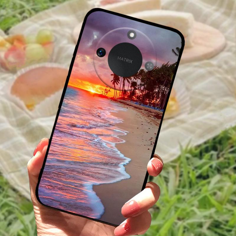 For Honor X9C Smart 5G Case Shookproof Silicone Soft TPU Phone Bumper Cover For Huawei Honor X9C 5G Cartoon Fundas Coque Cases