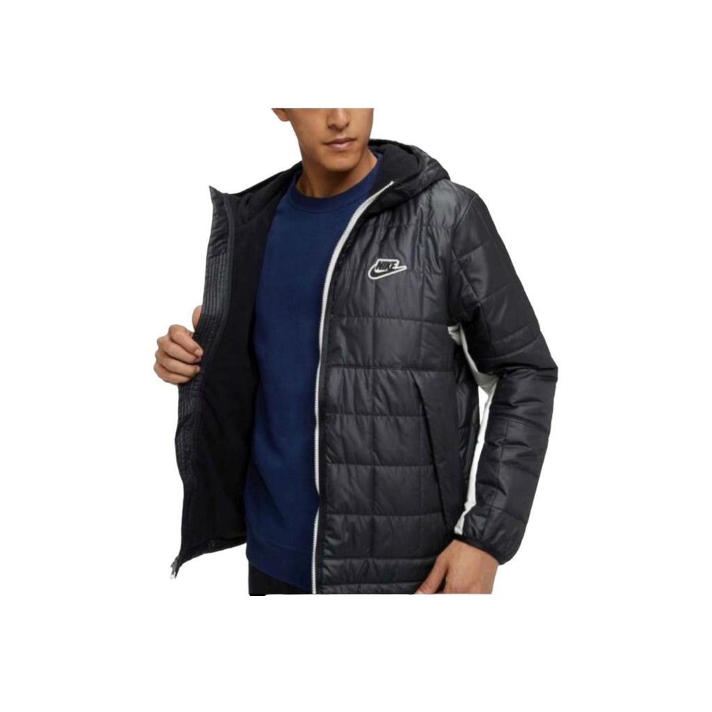 Nike Hooded Sports Windproof Warm Comfortable Casual Down Jacket Men Outerwear Black DJ0434-070