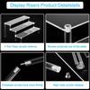 1pc,Multilayer acrylic transparent display rack, desk storage rack, suitable for cosmetics, perfume, dolls, nail polish shelf