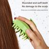 Handheld Scalp Soft Brush Stress Relief Shower Hair Root Massager Wet Dry Use Bathing Scrubber Men Exfoliator Households