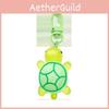Charming Night Glow Turtle Keychain In Blue Purple Green Yellow And Pink Colors