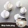 10pcs/set Round Shape Drain Plug Cover Scupper Drain Holes Sealing Plugs  Bathroom Laundry Kitchen