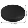 Thick Elastic Barstool Seat Cushion Cover Practical Stool Cover Round Chair Protector For Home Shop - Black (Diameter 35Cm )