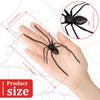 3Pcs Plastic 3D Spider Shape Fridge Magnet With Leg Realistic Novelty Spider Style Whiteboard Magnet for Kitchen Office