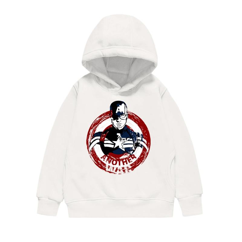 Captain America Black Widow Cartoon Anime Periphery Children's Hoodie New Style Spring and Autumn Boys and Girls Hoodies