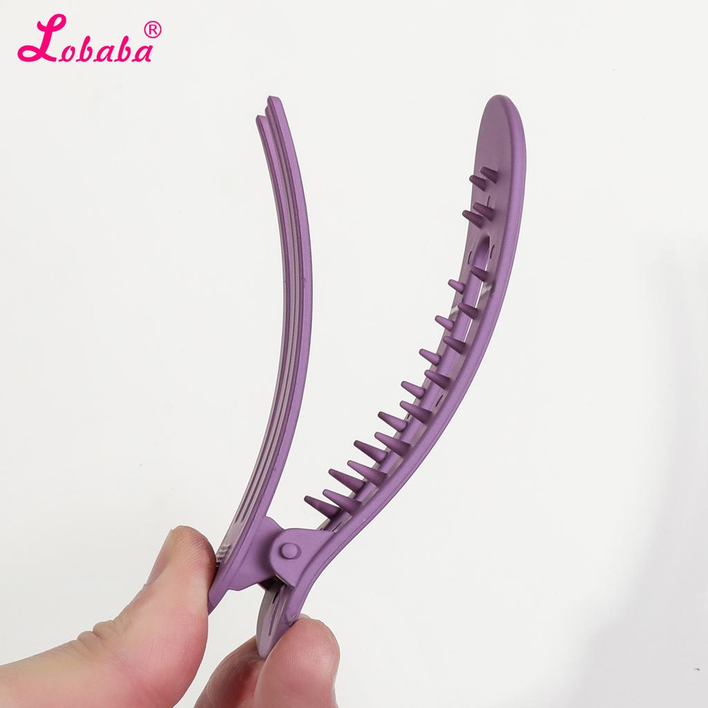 6 PCS Flat Hair Clips for Women, Thick and Small Sizes, Perfect for Thin or Thick Hair, Matte Cute Banana Clips,Neutral Color