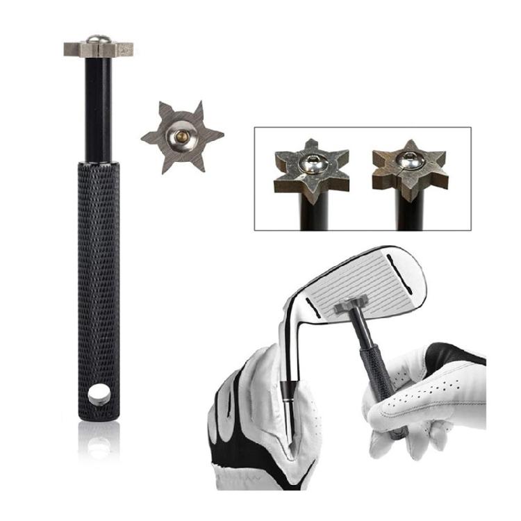Multi-in-1 Golf Club Cleaning Set and Pitch Repair Tool Accessory for Golf Bag
