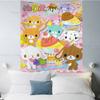 Sugarbunnies Anime Kawaii Movie Anime Tapestry Hanging Tarot Hippie Wall Rugs Dorm Home Decor