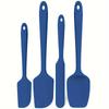4 4pcs Heat Resistant Silicone Spatula Set: U Taste 600ºF High Temp Seamless BPA Free Food Grade Flexible Rubber Silicon Kitchen Cooking Mixing Baking