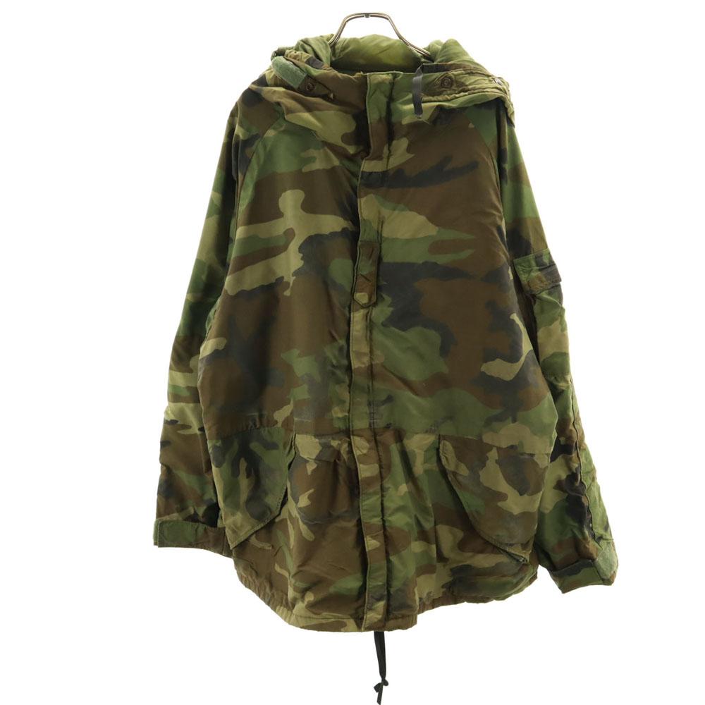 US ARMY 90s Old ECWCS GEN1 GORE-TEX Camouflage Woodland Duck Mountain Parka Men's Used