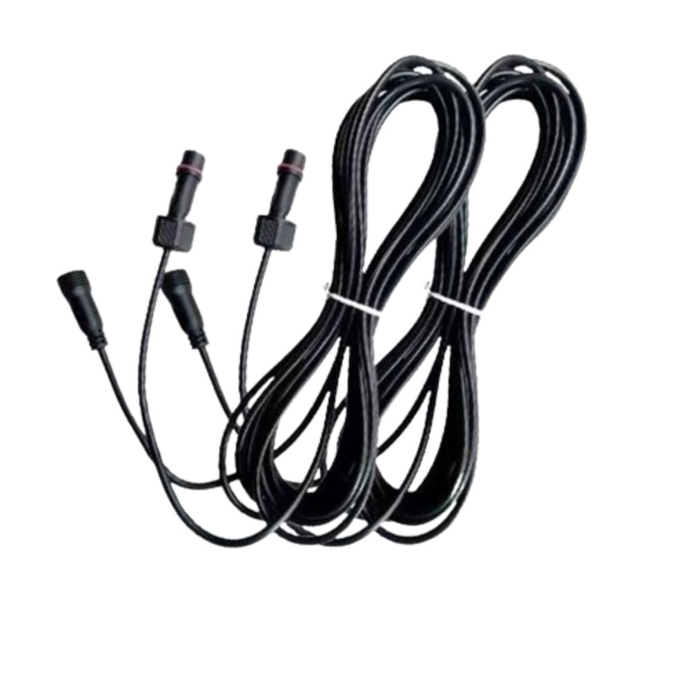 

Двужильный солнечный удлинительный кабель Черный удлинитель для улицы Адаптер для солнечной панели 2pcs(10m total)