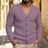Herren Strickjacke Lässig Leichte Offene Strickjacke für Frühling Herbst