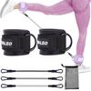 Thick Foam Gym Ankle Bands for Lower Body Workout Legs Buttocks Strengthening Resistance Bands Load Bearing