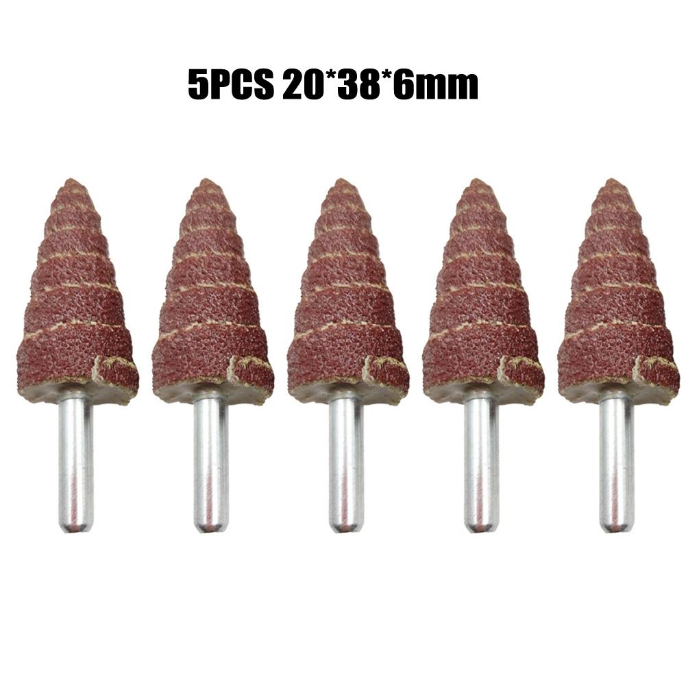 6mm Shank Grinding Head Flap Wheels For Drill Polishing Sanding